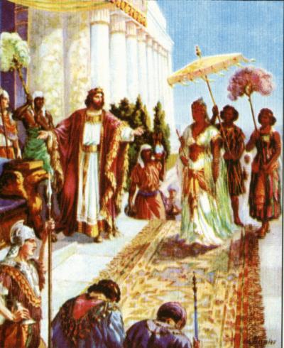 фото Соломон и царица Савская (3 ЦАРСТВ 10:1-13)