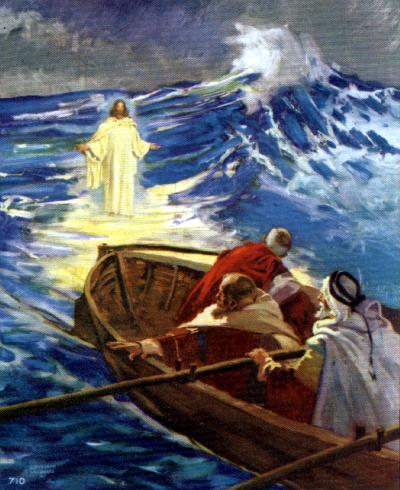 Иисус идет по водам