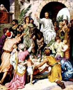 Иисус въезжает в Иерусалим детская аудио Библия